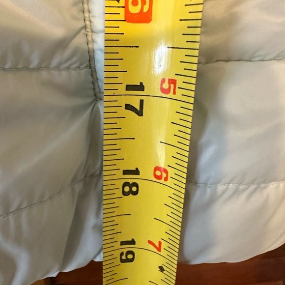 SOLD Michael Kors Girls Puffer Coat Pale Blue With Faux Fur Lining & Hood 10/12 - Picture 9 of 14